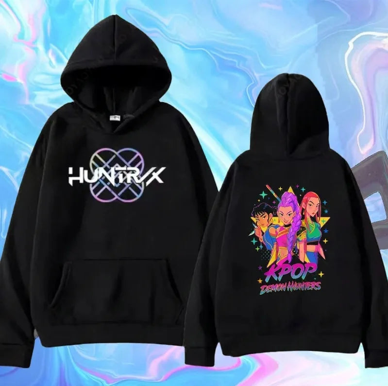 CN Anhui Devil Hunter Hoodie Y2K Streetwear Sweatshirt