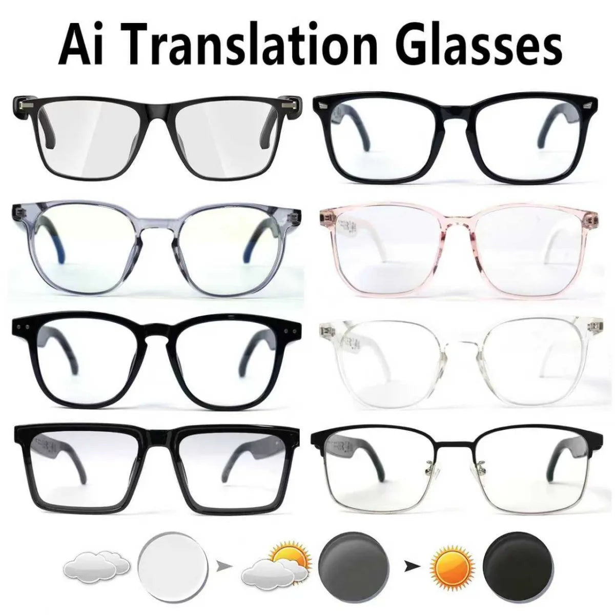 Giinova Smart Glasses With App Translation And Open Ear Audio