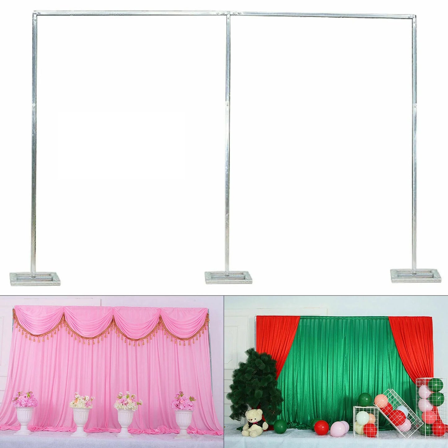 NONECN Metal Wedding Arch Stand Backdrop For Event Decor