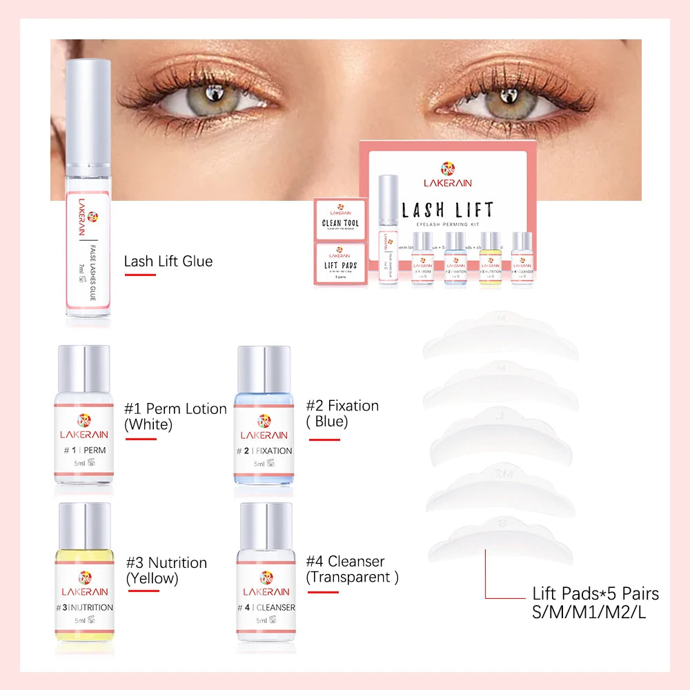 Brow Lift Kit Professional Eyelash Lifting Lamination Lashes Beauty Treatment Salon Semi-permanent Laminated Eyebrow Kit US