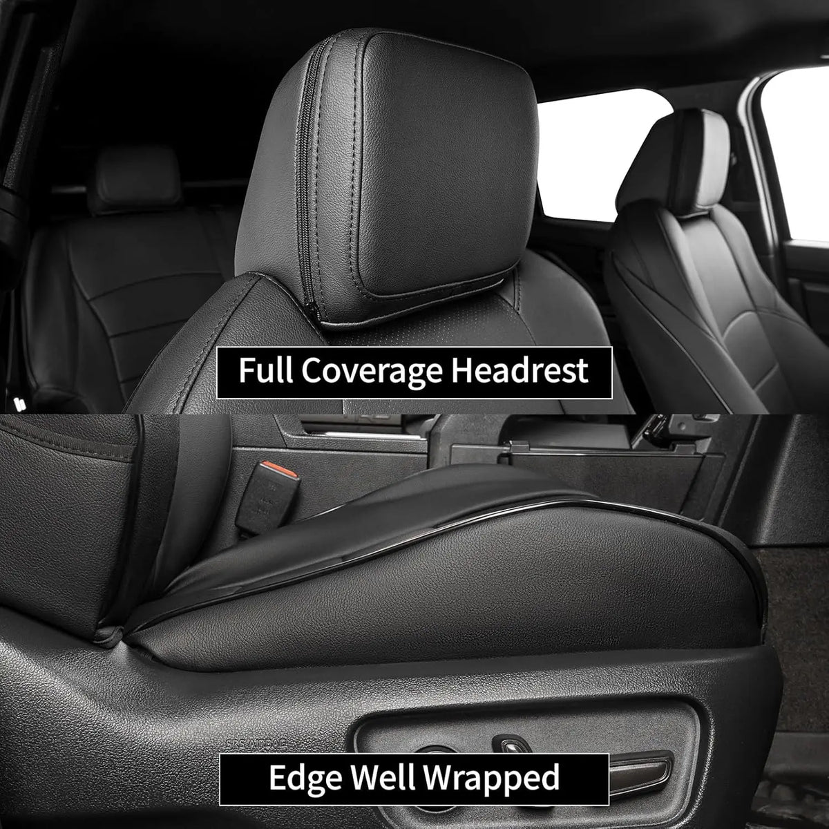 EKR 4Runner Car Seat Covers Custom Fit for Toyota 4Runner 2010-2026 5/7 Seats Full Set Leather Waterproof Automotive Seat Protector Cushion