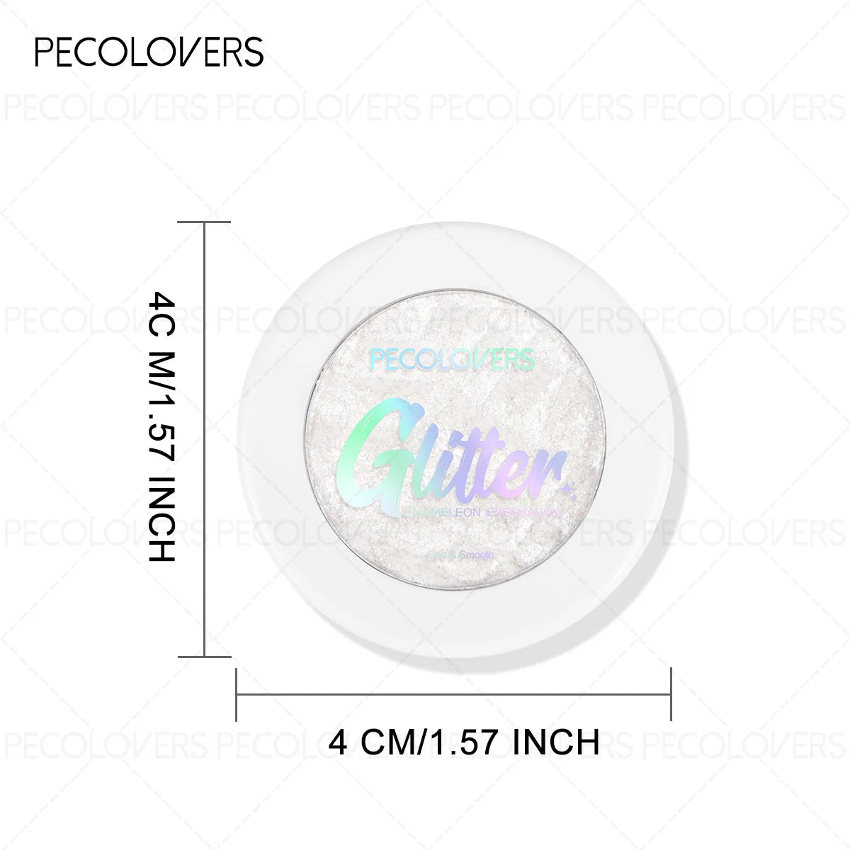 10PCS/SET Glitter Highlight Eyeshadow Palette Mashed Potatoes Texture Lasting Shimmer Illuminator Brighten Highlighter Eye Cosmetic