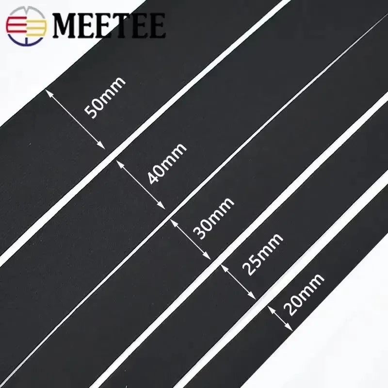 3/5M 25/30/40/50mm Flat Elastic Band for Sewing Pants Waistband Rubber Cord Tape Stretch Webbing Bands DIY Clothes Accessories