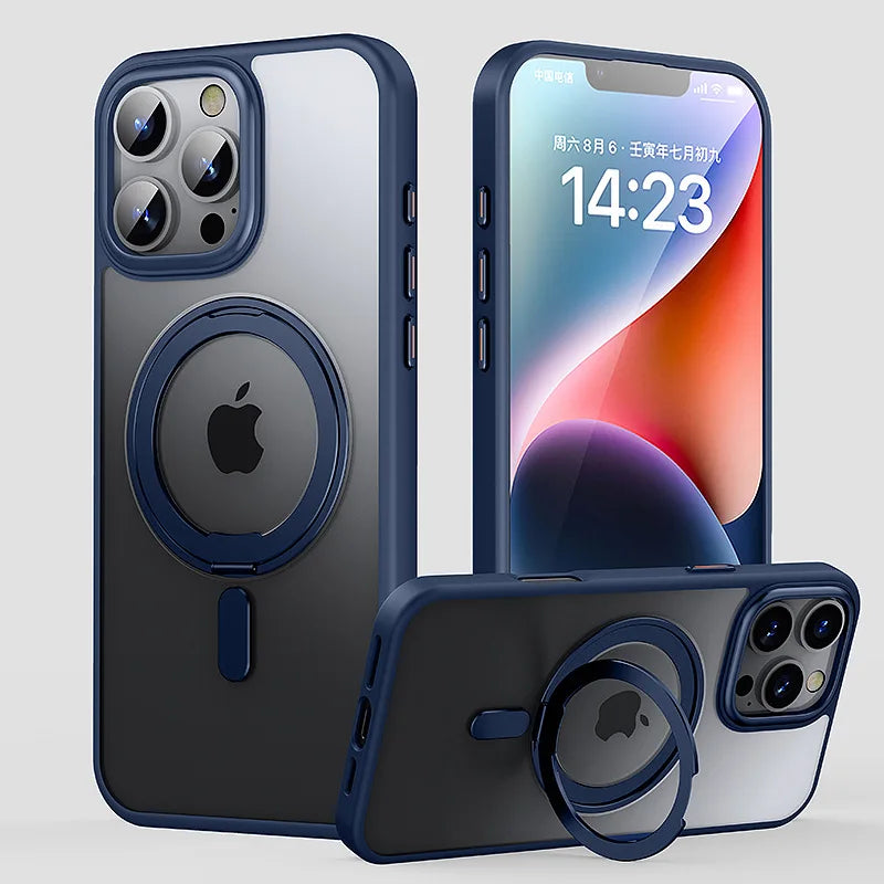 Fancan Ultra Magnetic iPhone 16 Case With Ring Stand