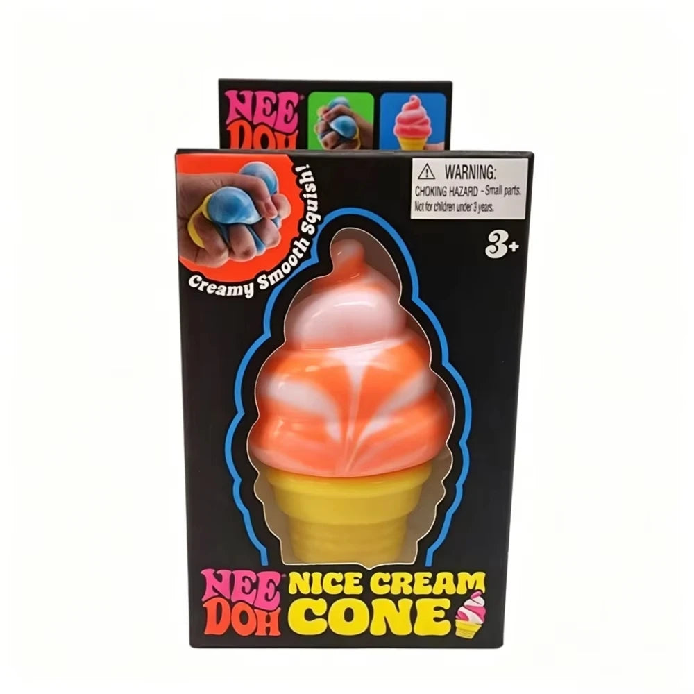 Schylling Surprise Ice Cream Cone Squishy Sensory Stress Relief Toy