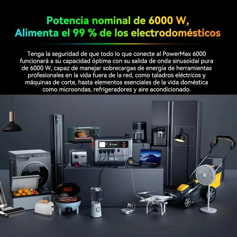 CHUBAN PowerMax 6000 Portable Power Station 6000W 3.6kWh