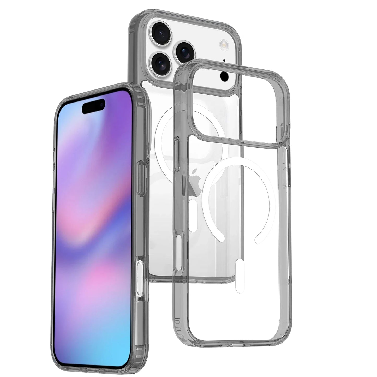 EWIND Scratch Resistant Shockproof Anti Yellow Magnetic Case For iPhone 17