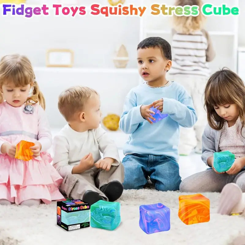 Texture Block Maltose TPR Squishy Stress Relief Toy