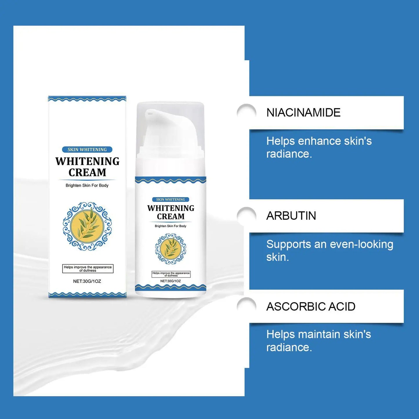 Whitening Cream Private Parts Underarm Bleaching Serum Whiten Butt Knee Brighten Inner Thigh Intimate Parts Dark Remove Melanin