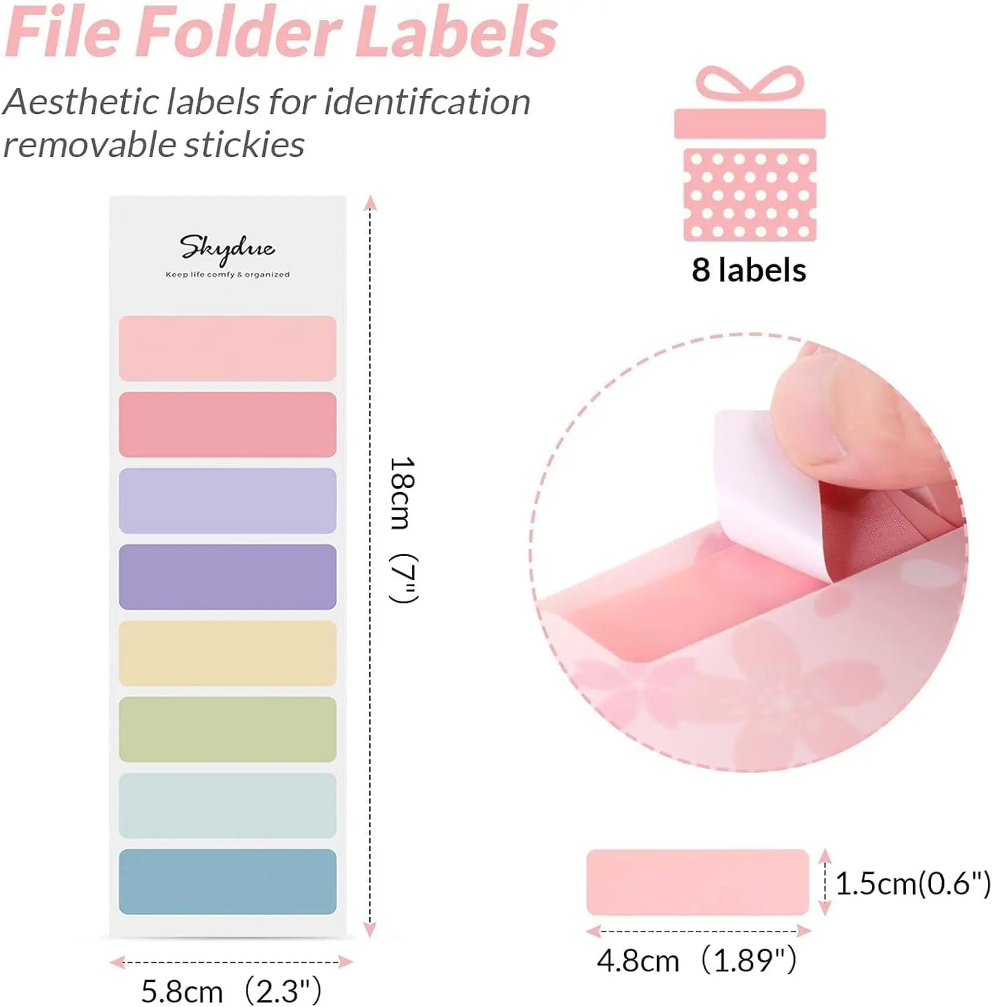 Expanding File Folder With 5 Pockets Portable Document Organizer