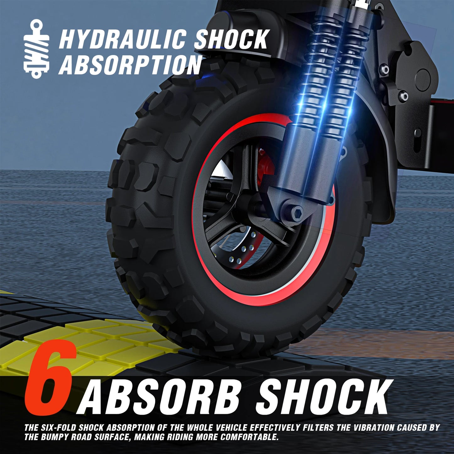 FREEBOY J11 MAX Adult Electric Scooter 1200W Motor 48V 15.6Ah Battery Folding E-Scooter 11-inch vacuum tire E-Mountain Scooter