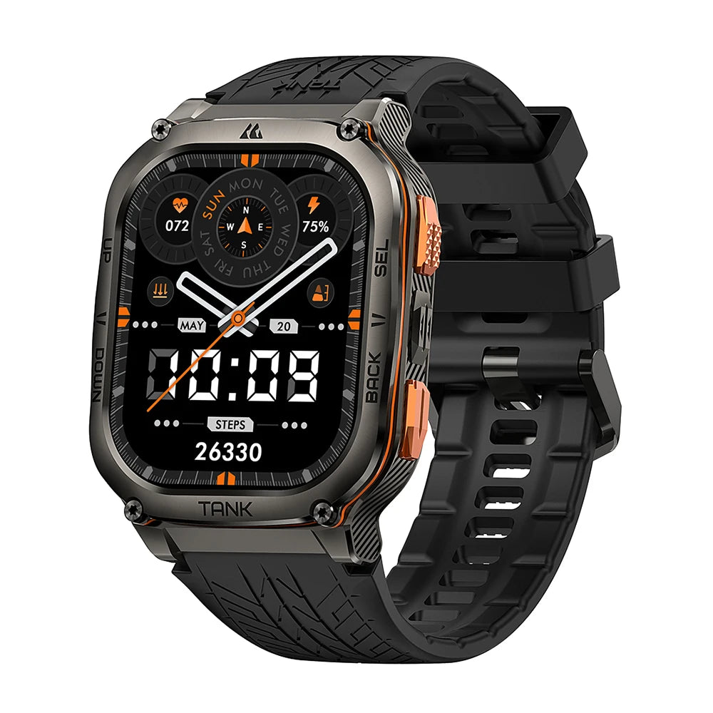 KOSPET Tank M3 Ultra GPS Smartwatch Calls Health Tracker Waterproof