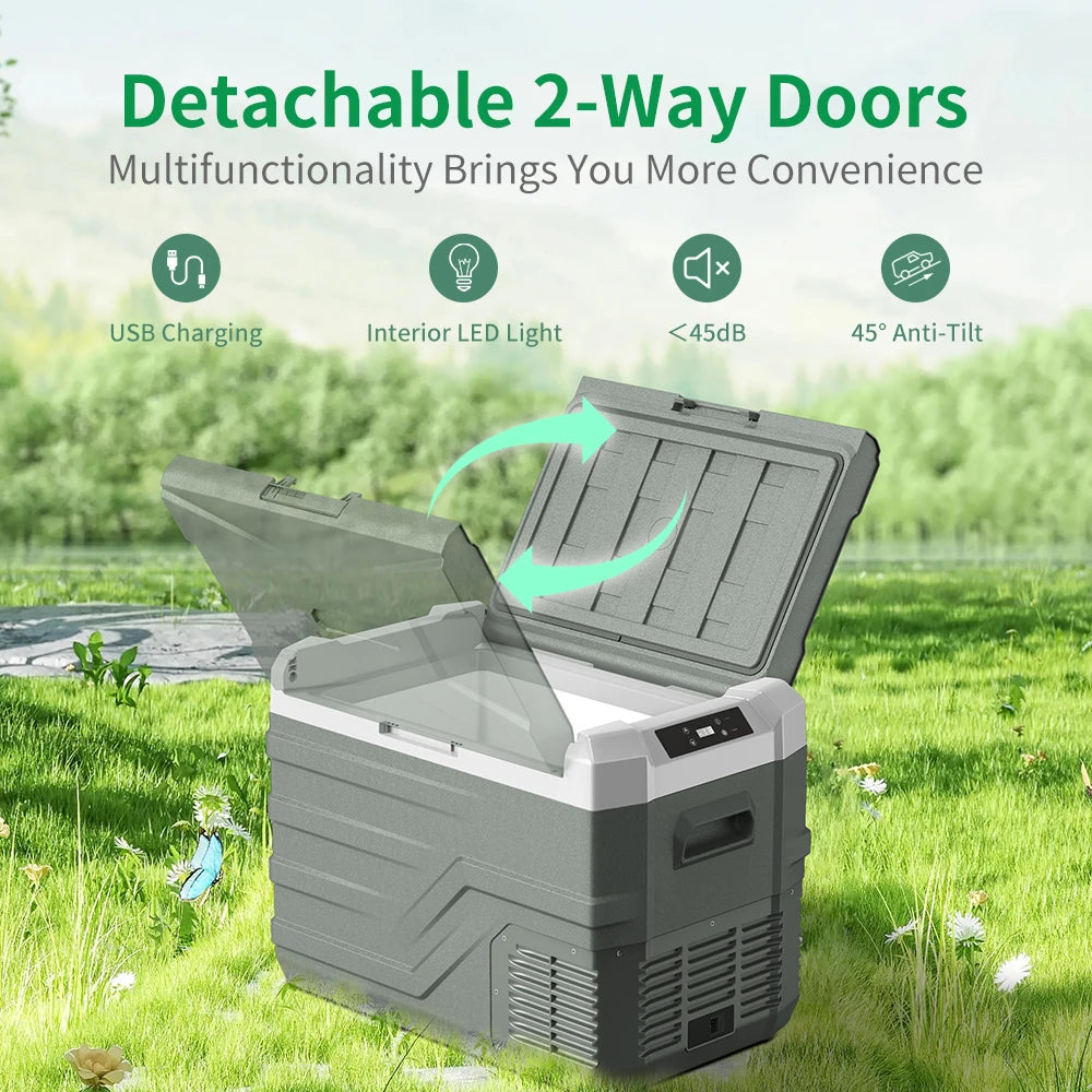 Alpicool NL Car Refrigerator 25L 35L 45L 12V And 24V DC Compressor Fridge Freezer Portable Cooler For Camping Travel