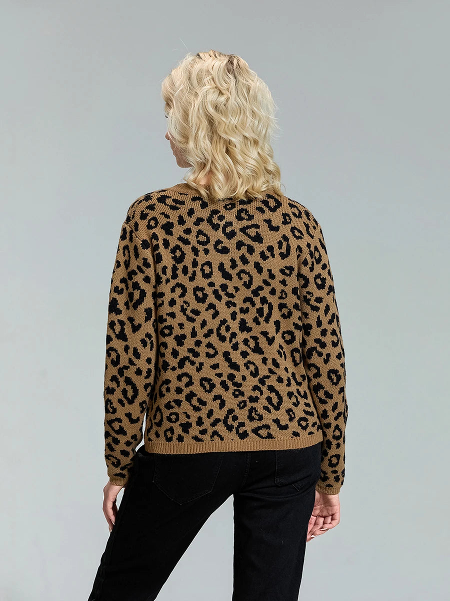 Women's Long Sleeve V Neck Button Down Cardigan Sweater With Pockets Cozy Fall Knit Jacket In Solid Color