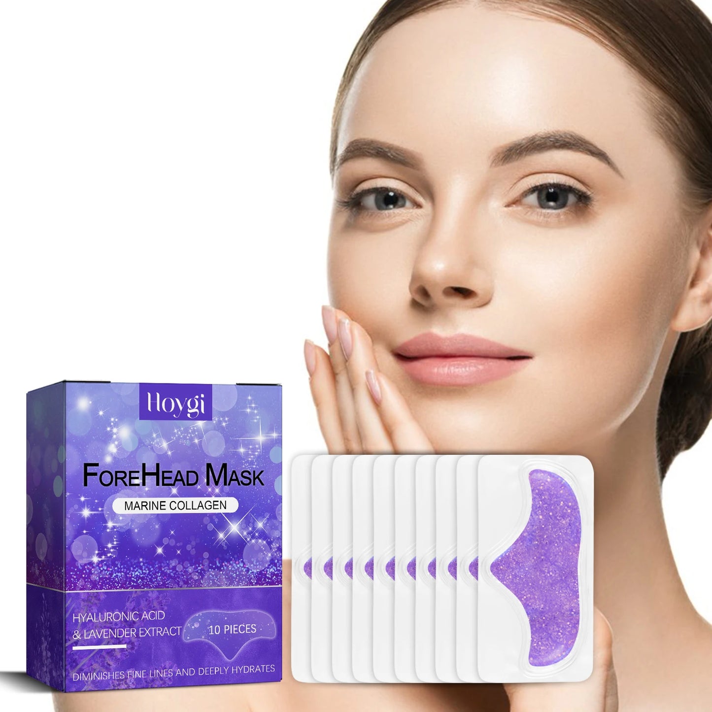 Hoygi Forehead Wrinkles Patches Anti Aging Treatment Mask Kit