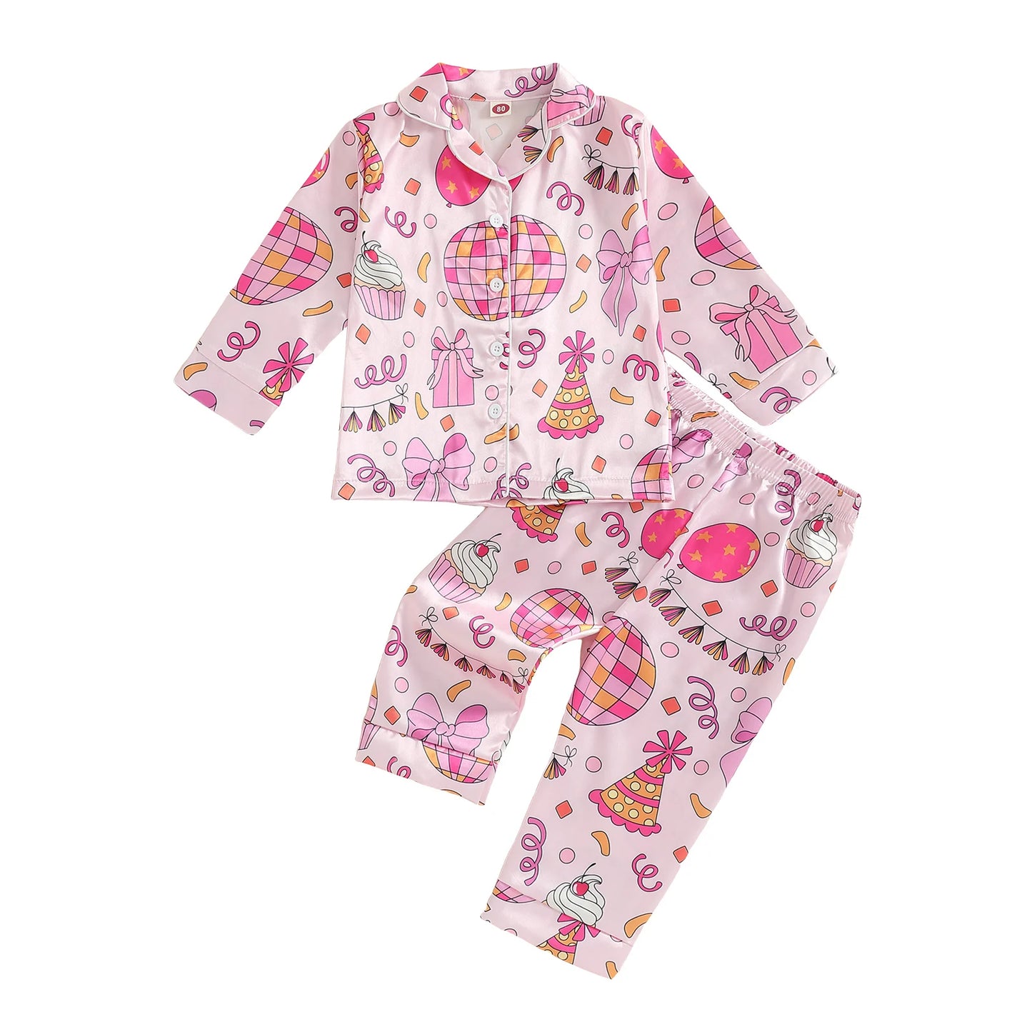 Two Piece Baby Pajamas Set For Boys Christmas Sleepwear Long Sleeve Button Down Tops And Pants 0 To 12 Months