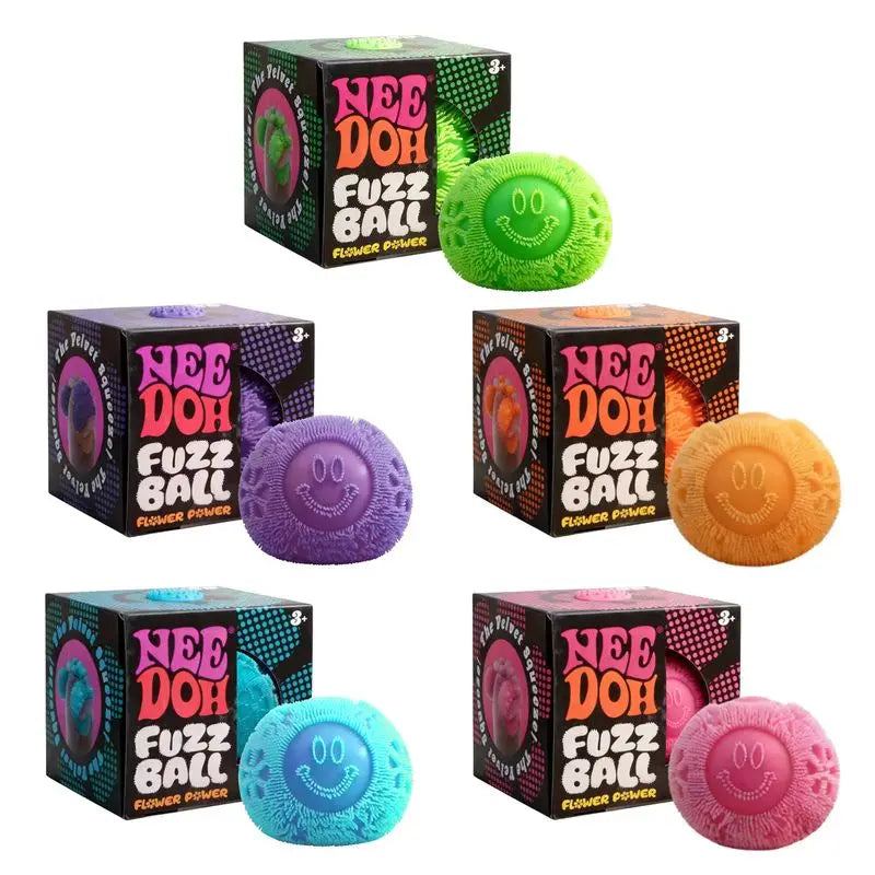 NeeDoh Fuzz Ball Blind Box Series Stress Relief Desktop Toy
