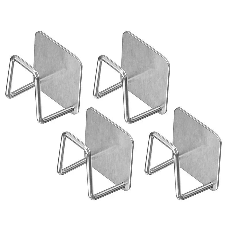 Stainless Steel Wall Mounted Storage Rack For Pots And Covers