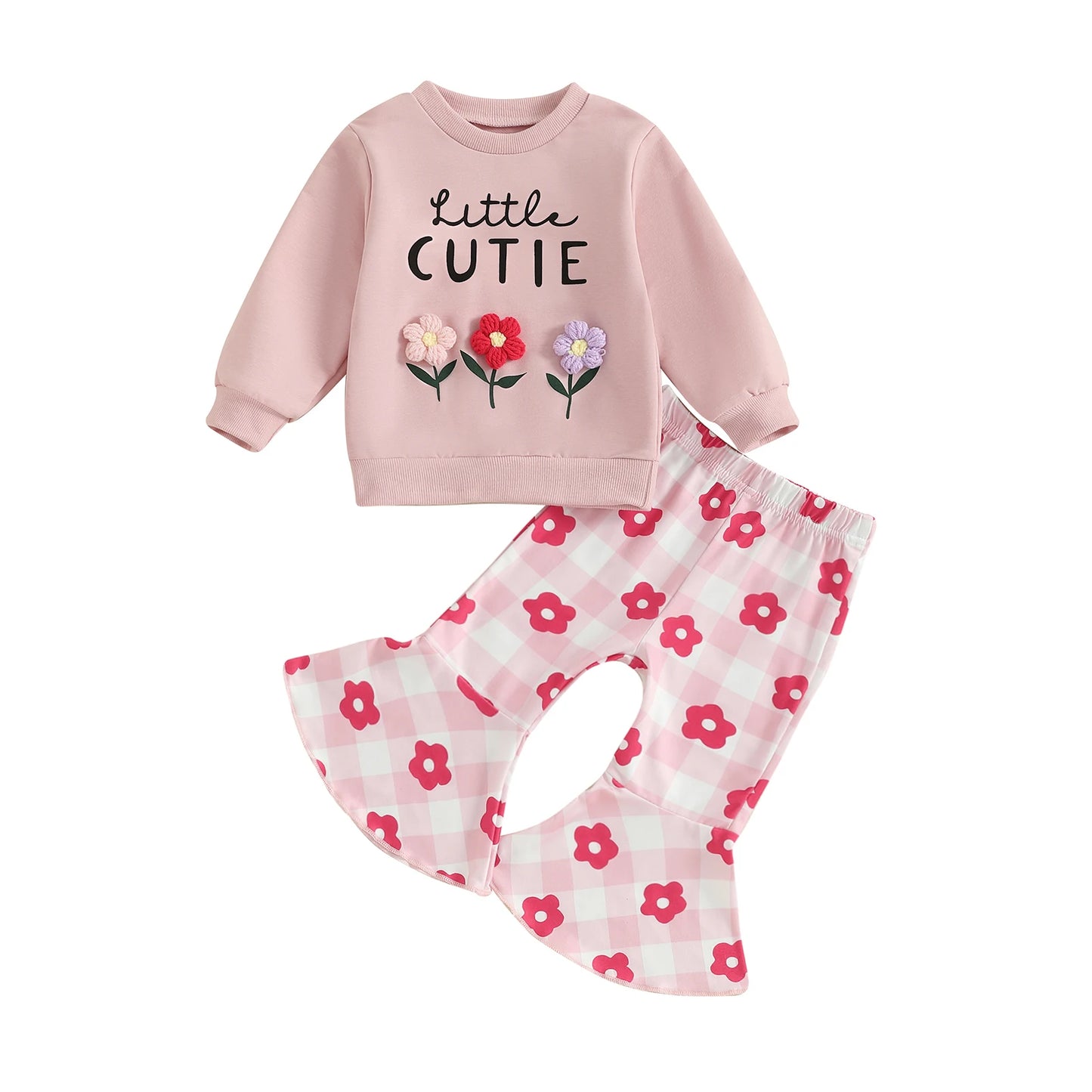 CN Guangdong Toddler Winter Two Piece Fleece Hooded Jacket Set