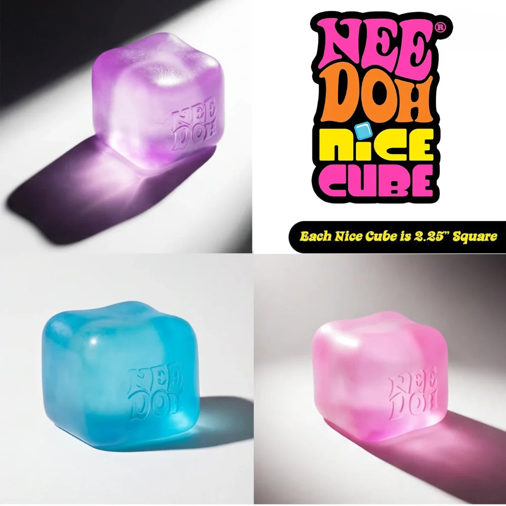 NeeDoh Jellyfish and Cube Squish Toy Stress Relief Fidget