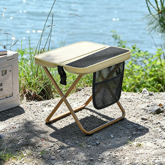 2026 New Foldable Backpack Stool for Adults, Portable Camping Stool with Sling Bag, 300lbs Capacity for Camping, Hiking, Picnic