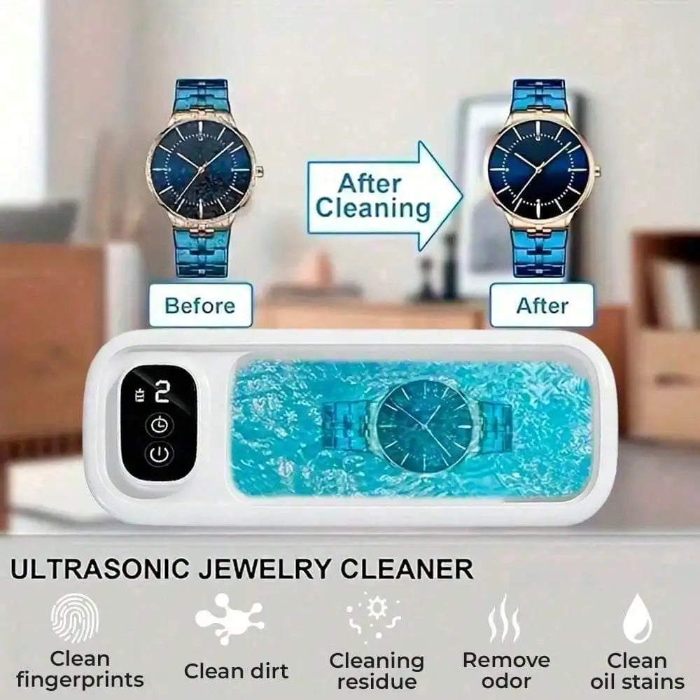 New Multi-Functional Portable Rechargeable USB Cleaner | A Home Cleaning Essential | Suitable For Jewelry, Makeup Brushes, Glasses, And Other Household Items | Suitable For Home, Travel, Dormitory Use, Ideal Choice For Family