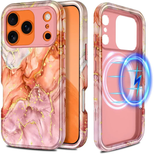 High-concerned iPhone Pro Case MagSafe Military Grade Drop Protection