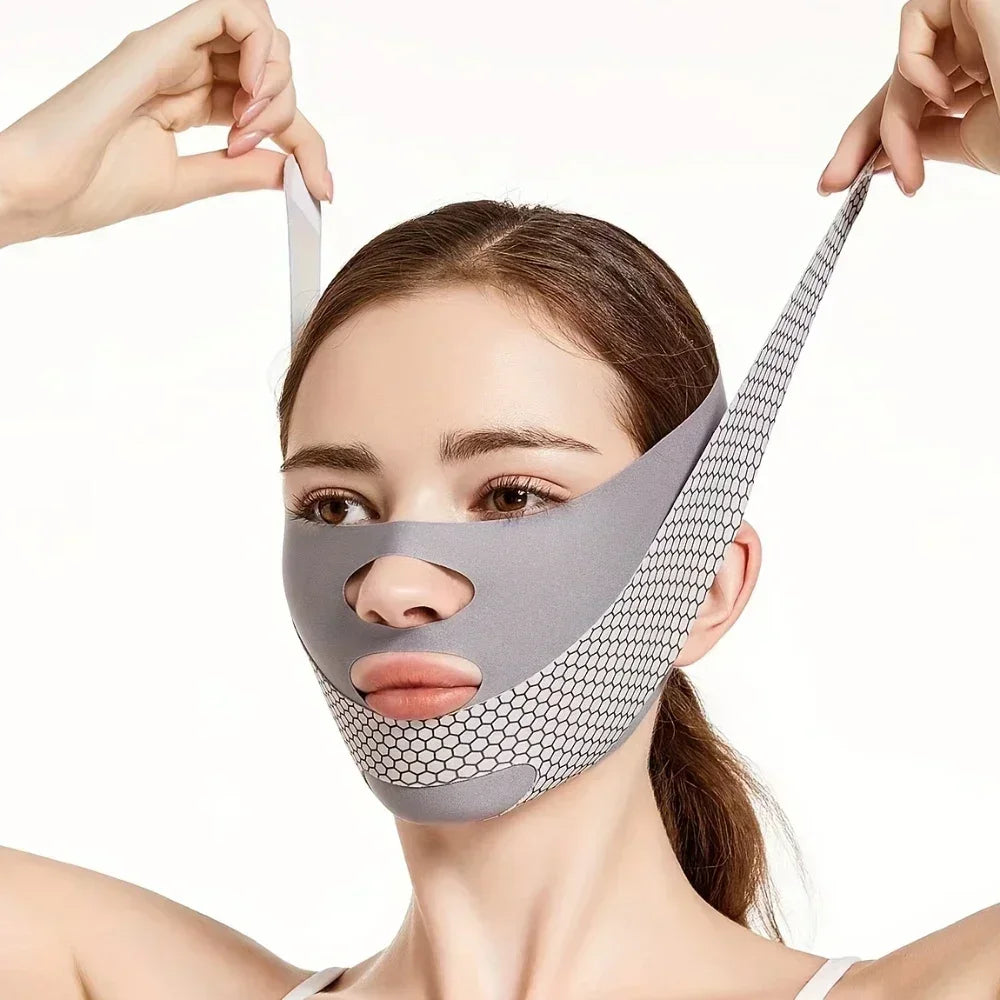 V Line Face Lifting Bandage Elastic Face Shaper for Jawline Double Chin Cheek Contour Support Women Facial Skin Care Tool
