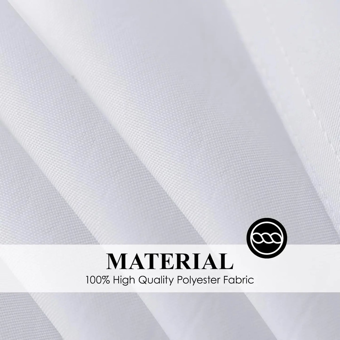 Round Tablecloth Set 10 Pack 132 Inch White Linen Polyester Washable Dining Table Covers For Weddings