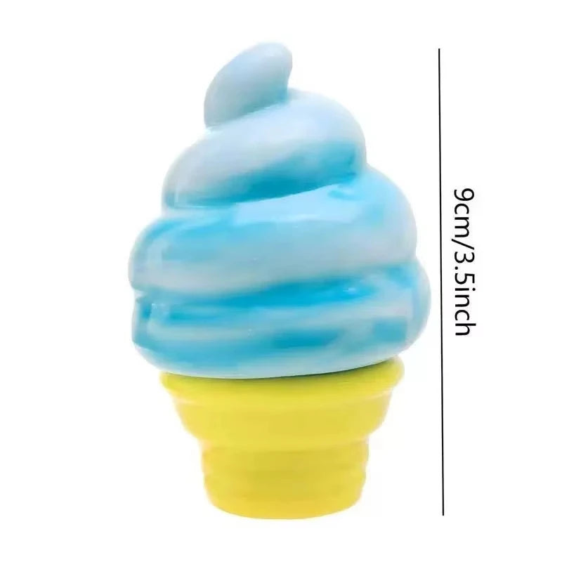 Schylling Surprise Ice Cream Cone Squishy Sensory Stress Relief Toy