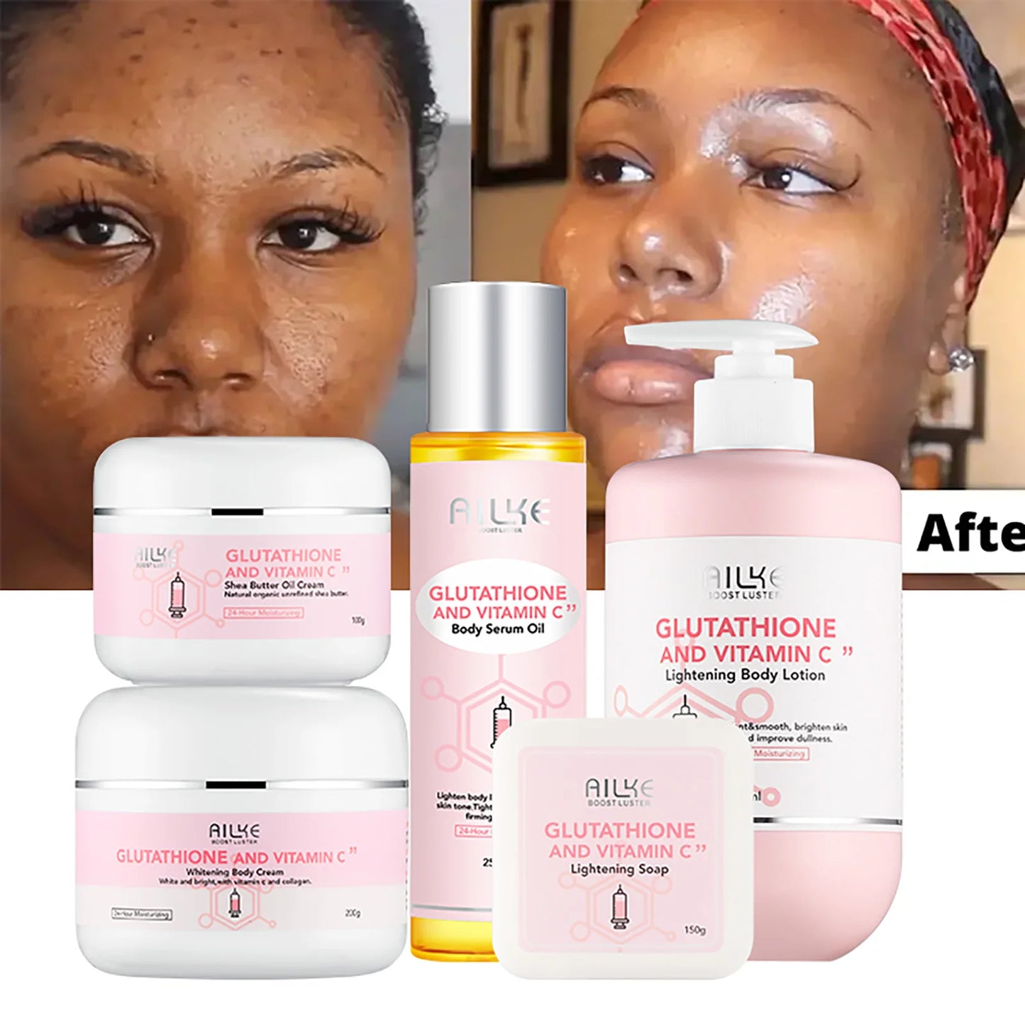 AILKEE Whitening Moisturizing Korean Facial And Body Lotion Vitamin C