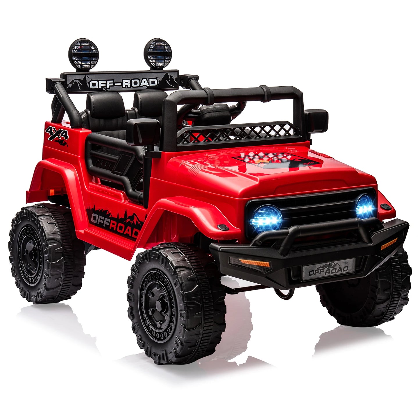 HiMISSE 12V Kids Ride On Truck With Remote Led Lights