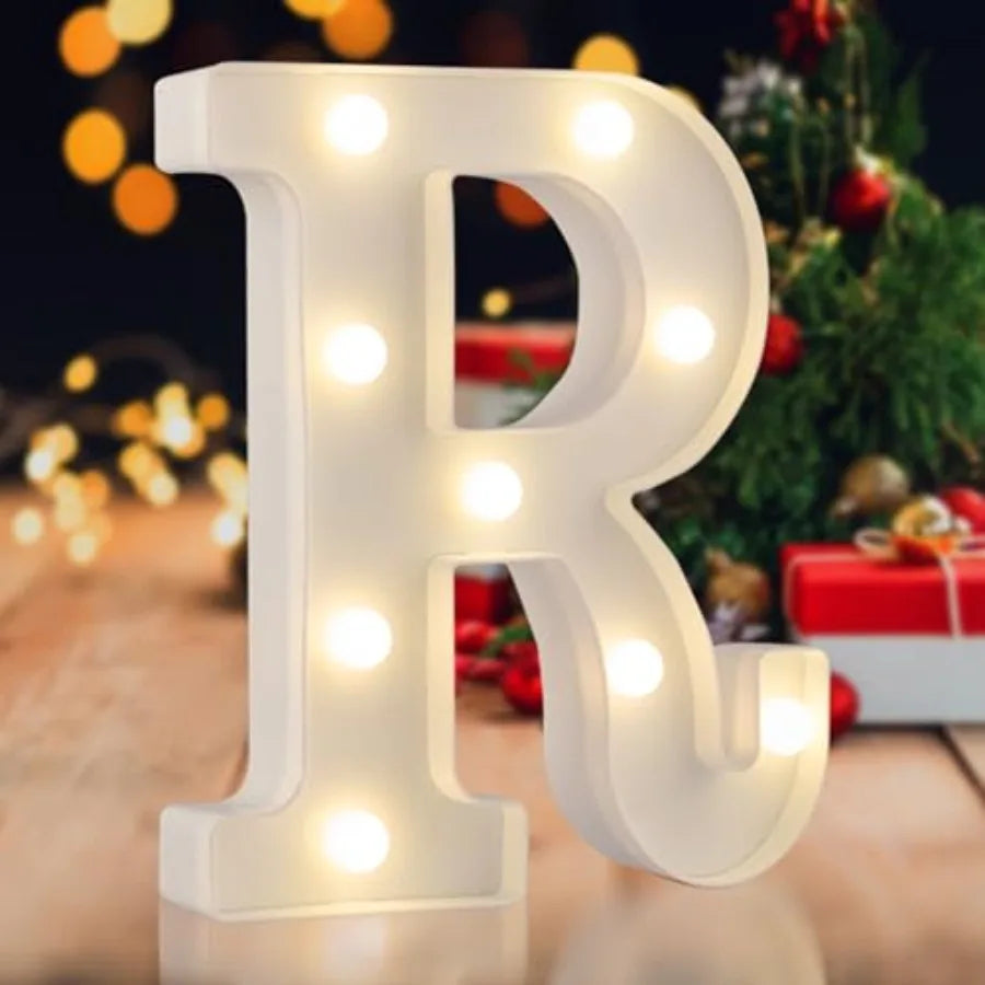 LED Marquee Numbers, 0-9 Light Up Letters, Battery Powered LED Letter Lights for Birthday Party, Christmas Night, Home, Bar, Gr