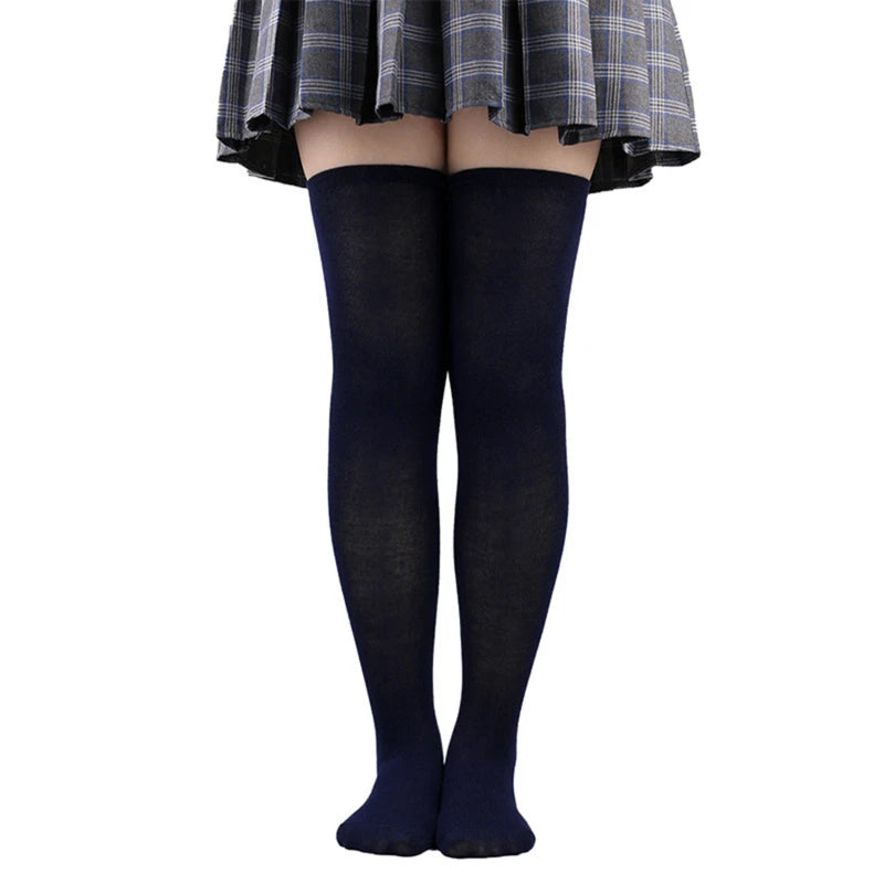 Striped Over Knee Thigh High Socks For Women Comfort