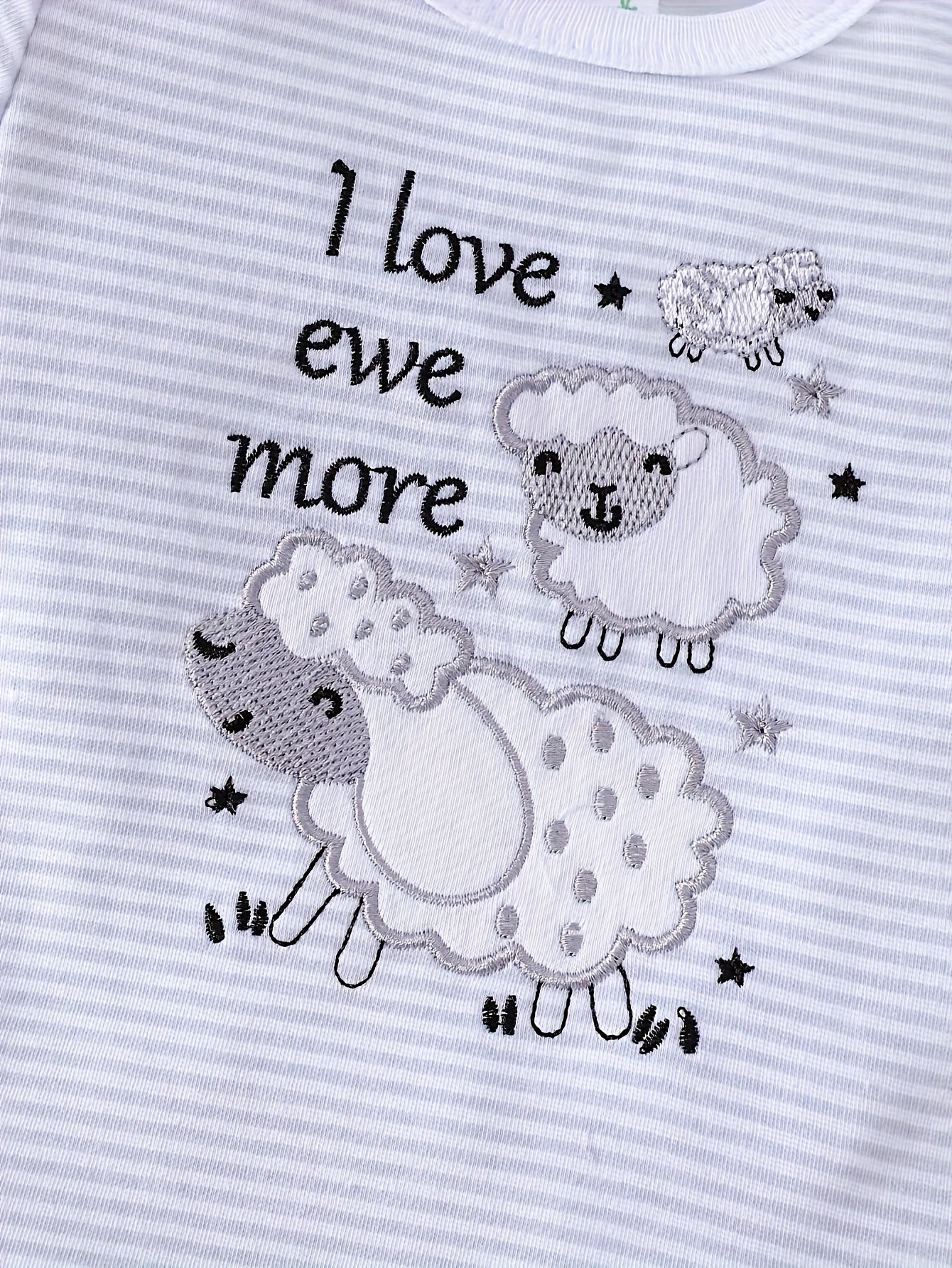 5pcs Newborn Baby Girl Outfits - Soft Cotton Sheep Romper Suit with Short-Sleeve Bodysuit, Button Closure Crawling Jumpsuit | All-Season Girl Clothing (Machine Washable) for home Wear & Photo Shoots - Adorable Sheep  for, Per