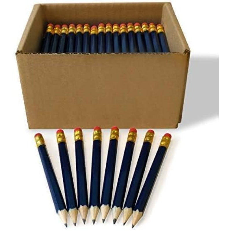 144 Count Number 2 Pencils With Erasers Hexagon 4 Inch Sharpened Pencils For Golf Crafts Church School