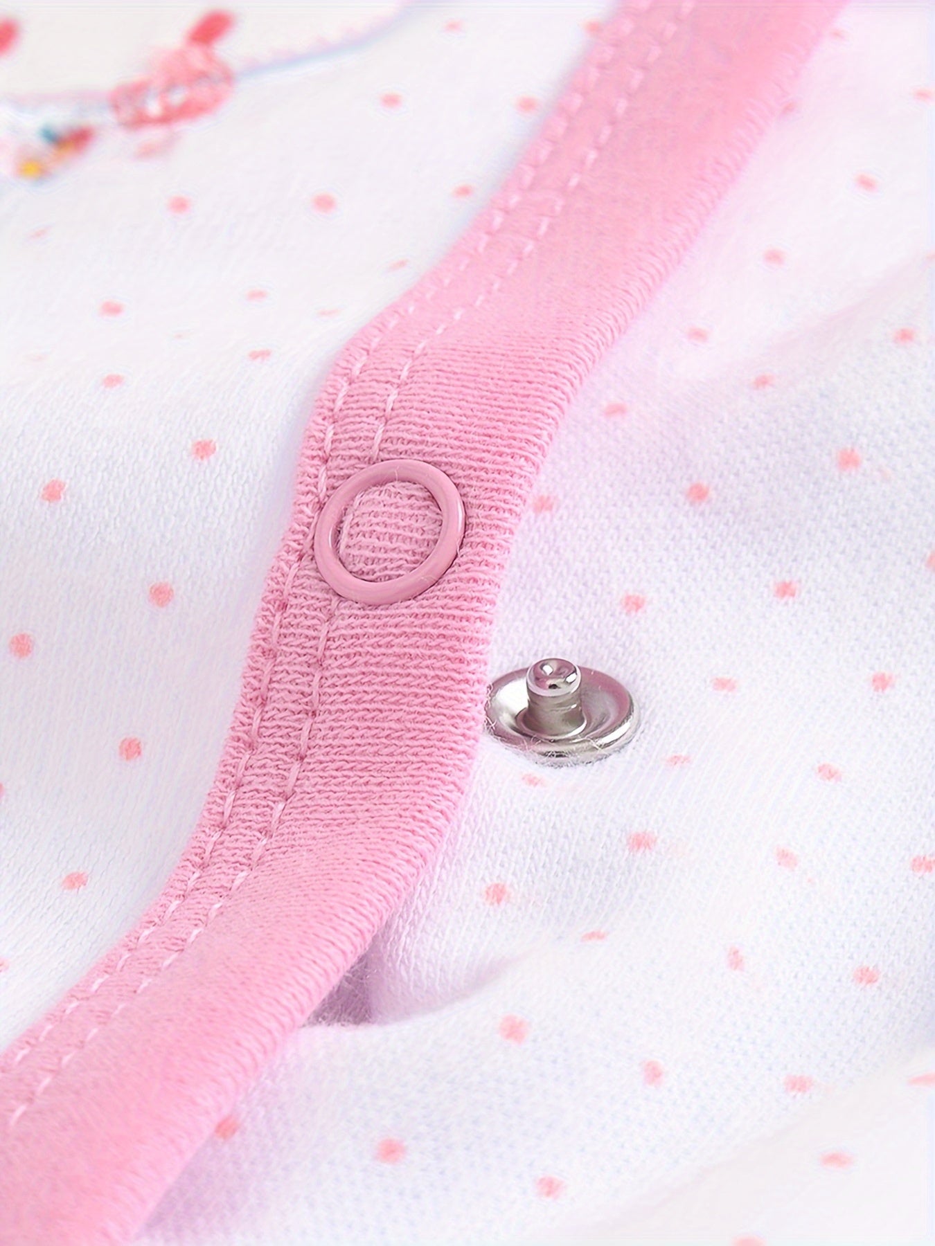 3pcs Baby Girl Cute Pink One-piece Jumpsuit Soft Long Sleeve Footed Romper Cartoon Bunny Rabbit Floral Print Newborn Girls' Overall Bodysuits Outfit Clothes for Infant Girl 0-12 Months, Perfect for Outdoor