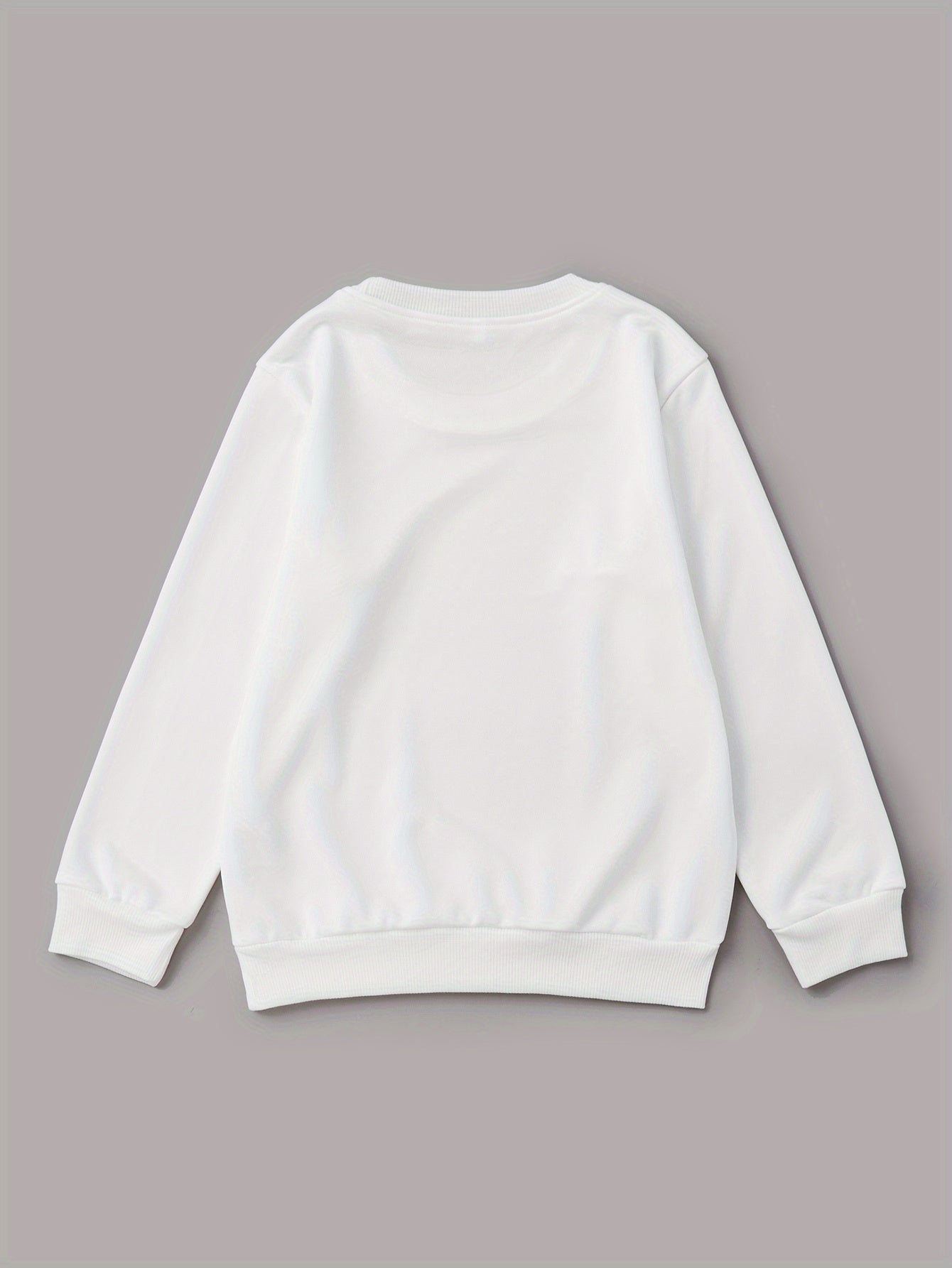 Girls' "Watercolor Gymnastics Girl" Graphic Print Sweatshirt - Black Long Sleeve Crew Neck Casual Top with Colorful Dancer Design, Perfect for Fall & Winter Wear, Gymnastics Apparel | Playful Graphic Sweatshirt | Comfortable