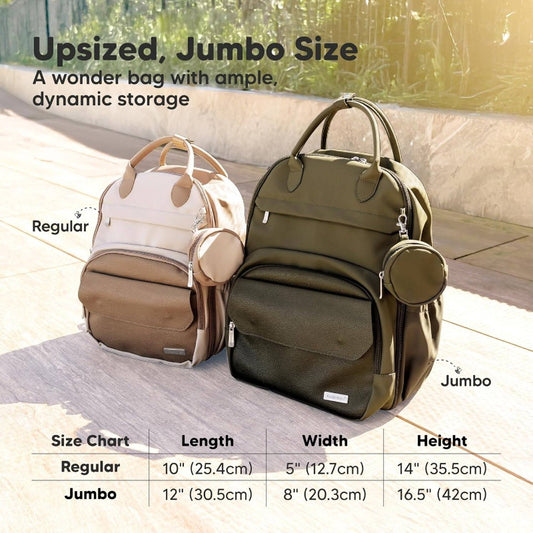 Diaper Bag Backpack With Portable Changing Pad For Travel