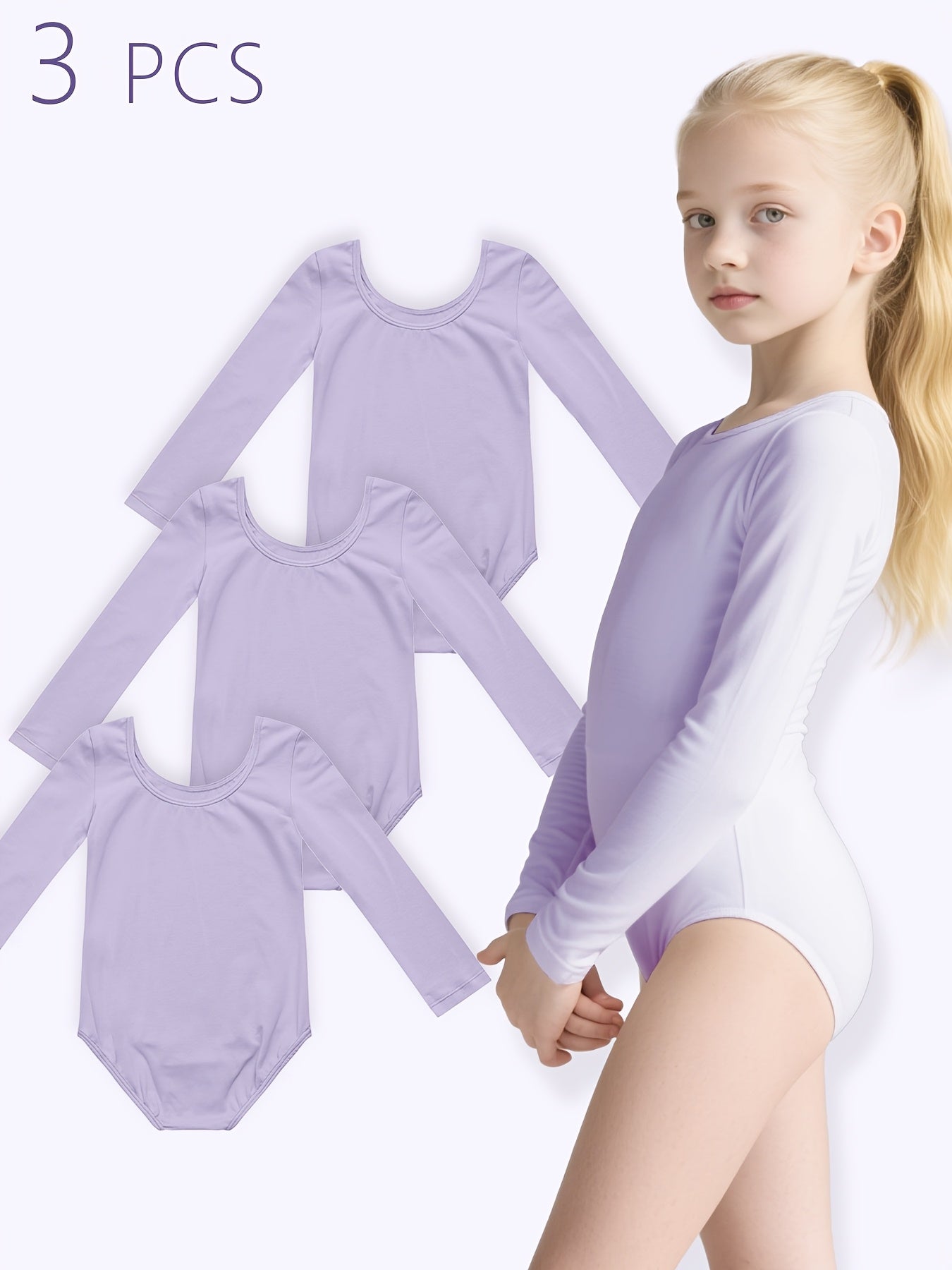 Youngsters Girls Ballet Leotards Soft Stretch Fabric