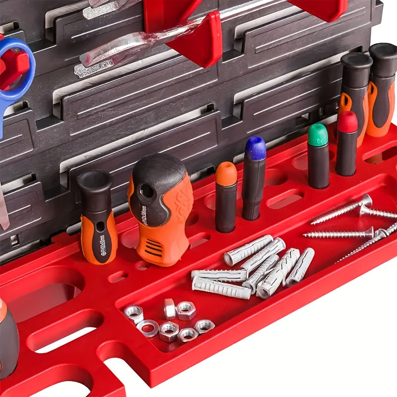 39pcs Large Tool Organizer Rack, Wrenches, Screwdrivers, Drill Bits, Screws, Hammer Storage Rack, Garage Tool Organizer, Multipurpose Storage Shelf, Perfect Gift for Dad Father's Day Gifts