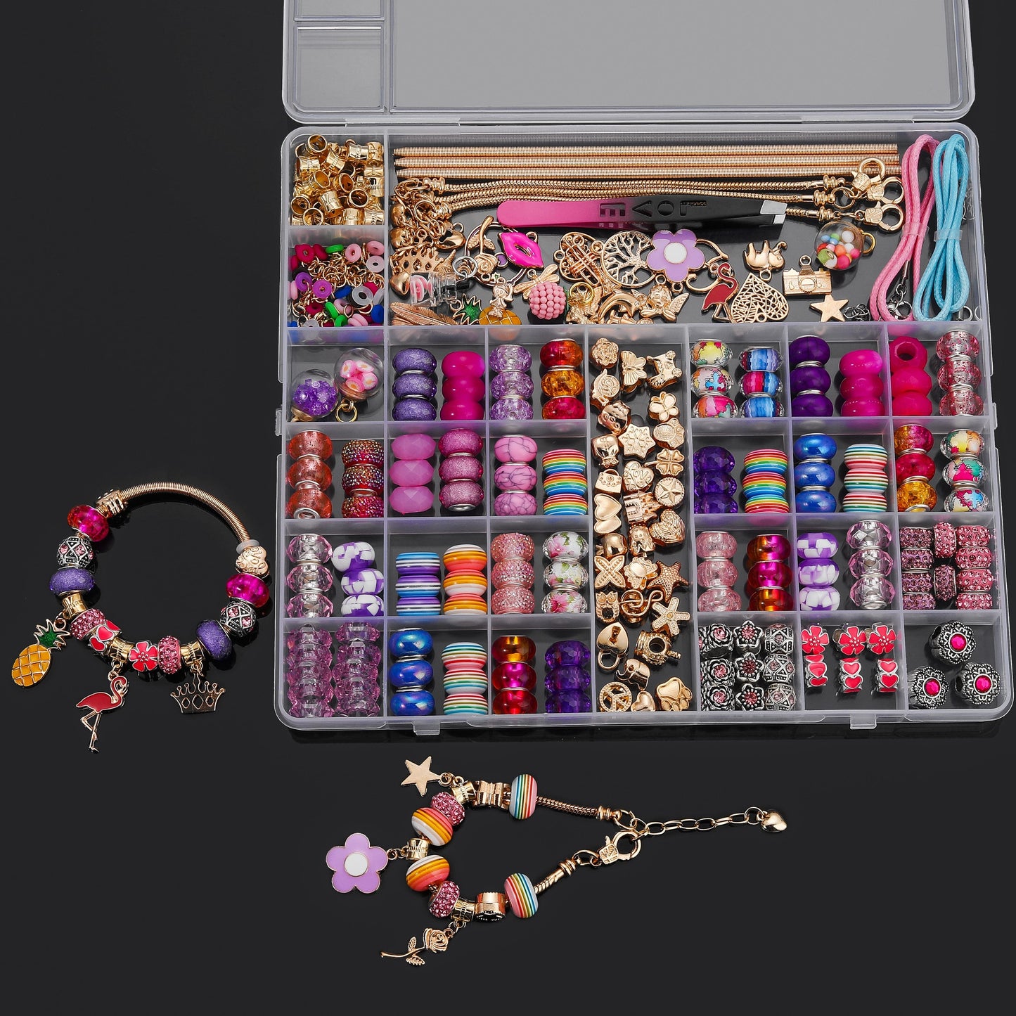 230 Handmade Golden Jewelry Set All Seasons By GYLTRYX Mixed Color Metal Jewelry Collection