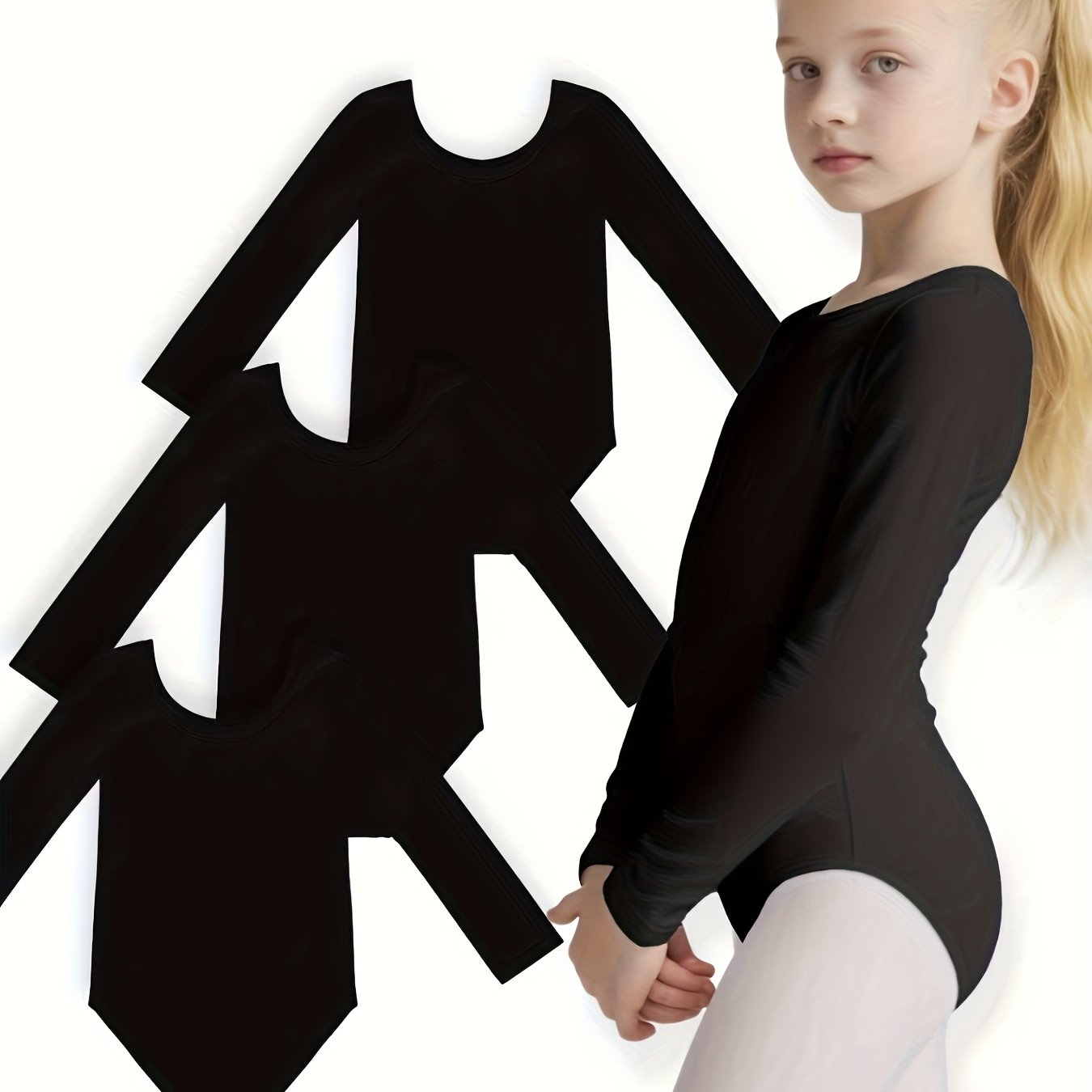 Youngsters Girls Ballet Leotards Soft Stretch Fabric