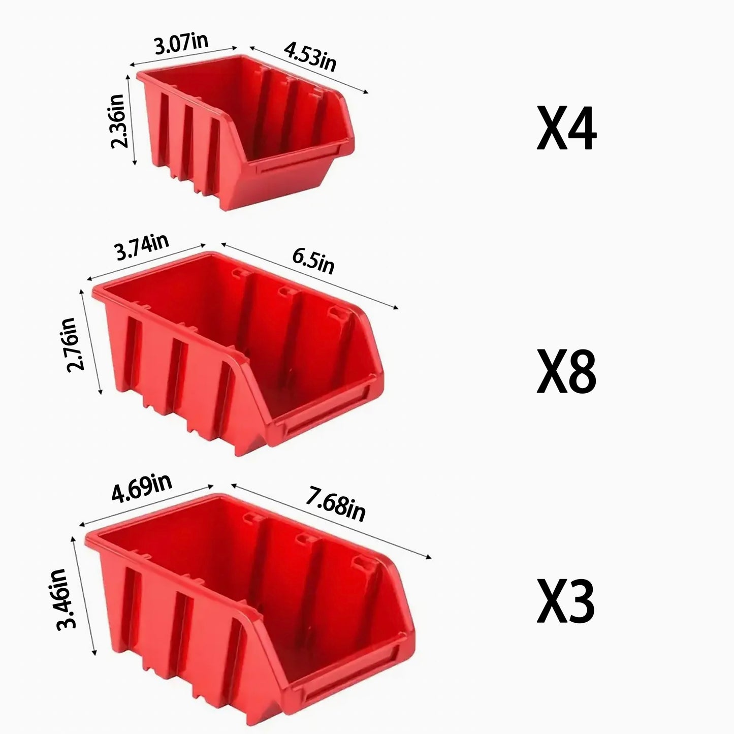 39pcs Large Tool Organizer Rack, Wrenches, Screwdrivers, Drill Bits, Screws, Hammer Storage Rack, Garage Tool Organizer, Multipurpose Storage Shelf, Perfect Gift for Dad Father's Day Gifts