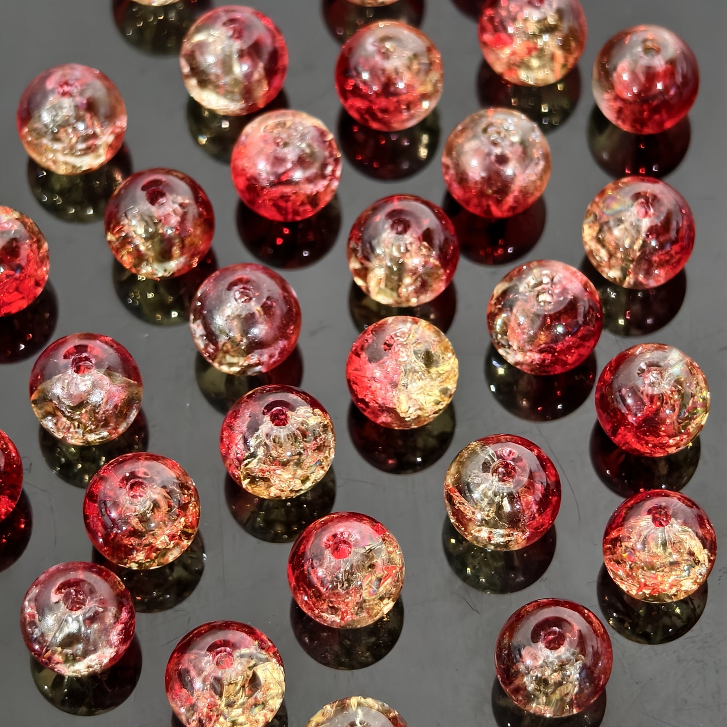 Glass Beads Set 401Pcs for Jewelry Making Supplies