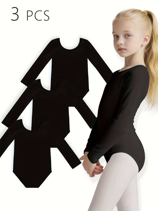 Youngsters Girls Ballet Leotards Soft Stretch Fabric
