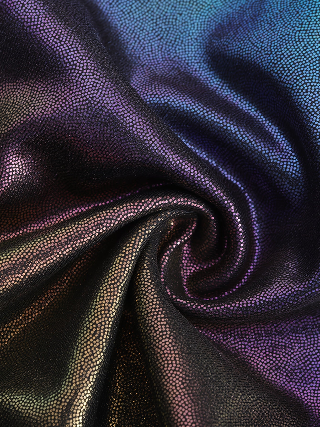 Girls' Long Sleeve Gymnastics Bodysuit - Gradient Purple to Blue Design, Breathable Stretchy Fabric, Slim Fit with Pockets for Sports, Parties & Casual Wear, All-Season Versatile Outfit, Party Attire, Sleek Sportswear, Ombre