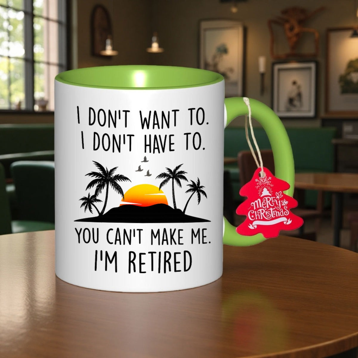1pc "I' Retired" Funny Coffee Mug - Shatterproof & Dishwasher Cup with Retirement, Durable Reusable Drinkware Suitable for Office,, Christmas, Birthday Gifts (Ideal for Retirees)