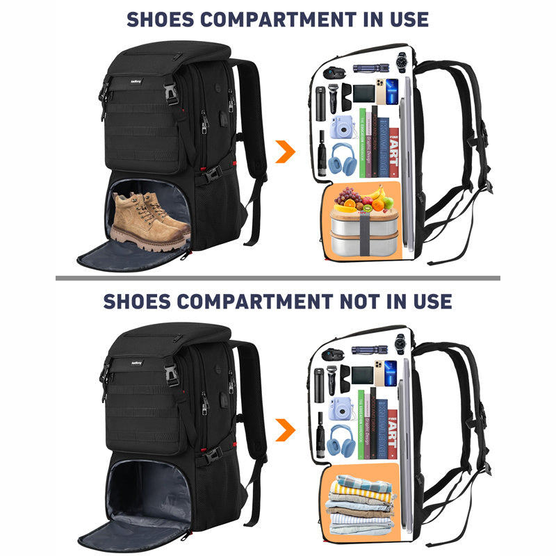 2 Pack Lightweight Large Capacity Travel Backpack With Adjustable Straps Durable Polyester Easy To Clean For Travel