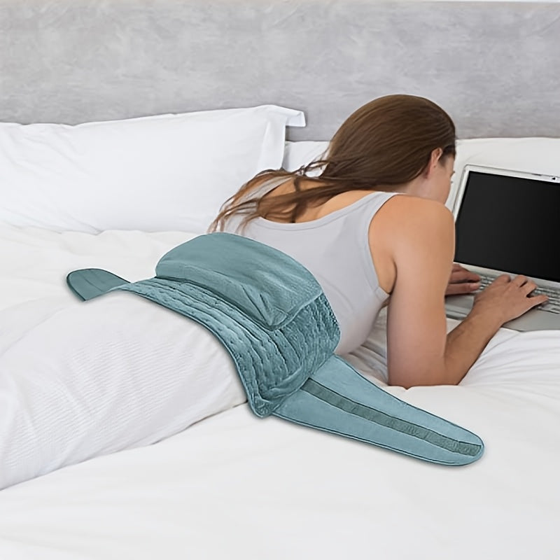 Electric Heating Belt With Six Settings And Four Timers Adjustable Waist 24 To 45 Inches Fast Heating And Washable Belt